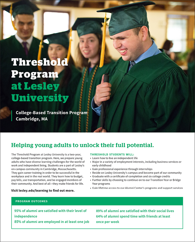 The Threshold Program at Lesley University