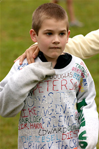 Robby at 7 years, after being diagnosed with Profound Autism at 3 ½ years.