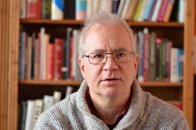 Stuart Neilson in his Cork City, Ireland home. Photo credit: Chryssa Dislis