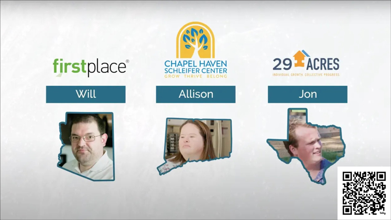 View films and clips from "A Place in the World: Fueling Housing and Community Options for Adults with Autism and Other Neurodiversities"