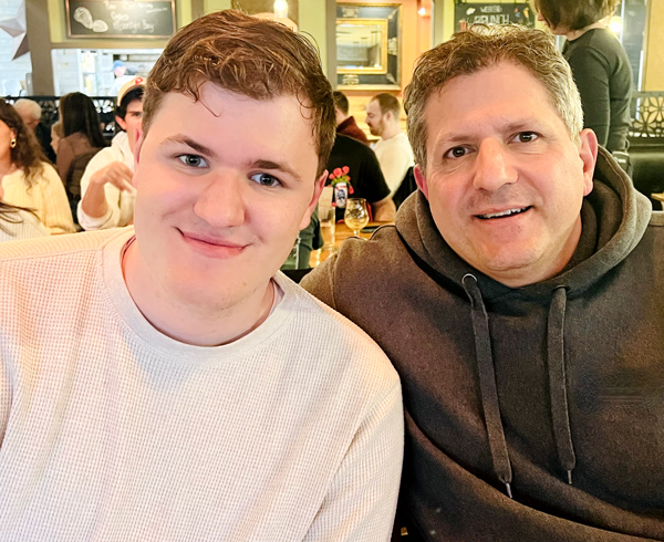 Jack Cariello and his Dad