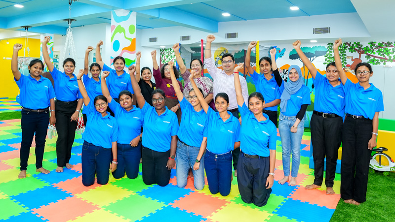 Desun’s ABA technician trainees pictured with their supervisor and BCBA mentor as part of an ongoing trauma-informed training program.
