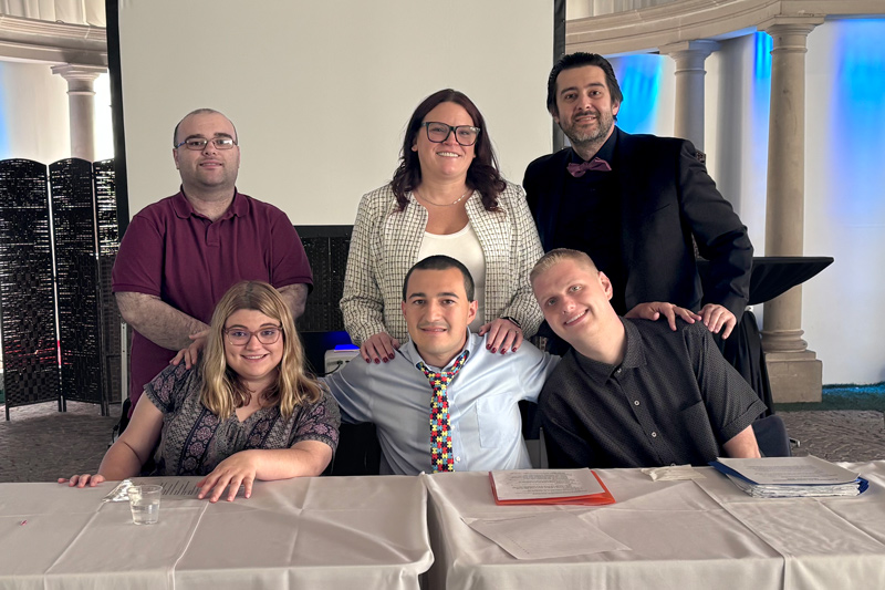 Interview Participants - Top Row: Stephan Hunt, Jamie Arnold, Eric Rosen. Bottom Row: Samantha Remi, Matthew Rosen, and William Irvine