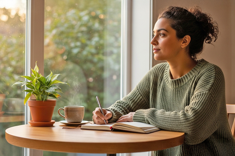 AI Image Journaling Mindfulness Holistic Recovery