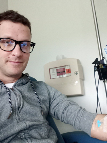 The sad day I had to start weekly IV fluids