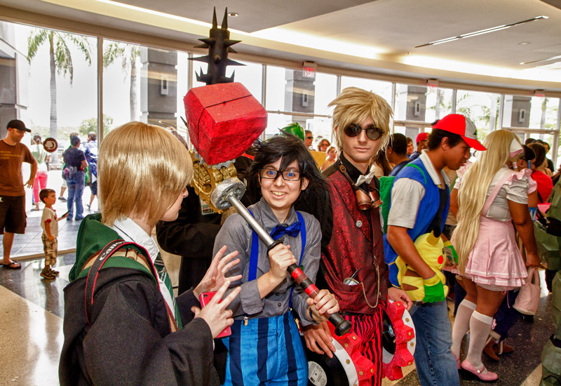 Dressing Up as Favorite Character for Anime Convention