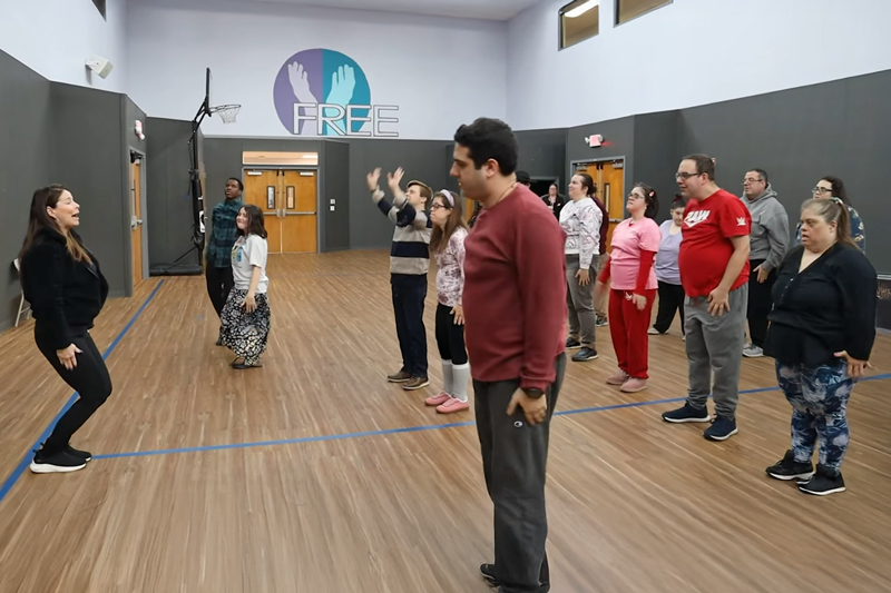 Theatre program at Family Residences and Essential Enterprises (FREE) in Old Bethpage, NY.