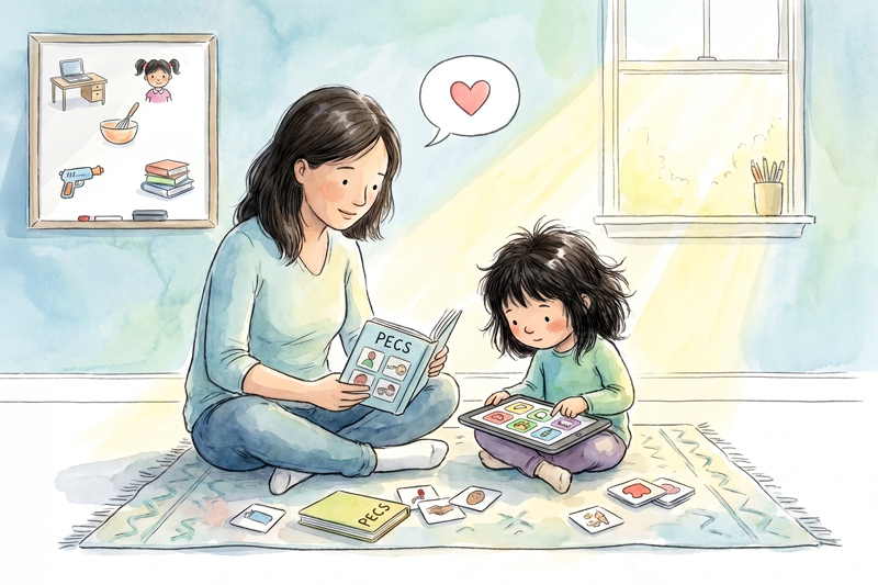 One Moms Journey to Communicating With Her Autistic Daughter