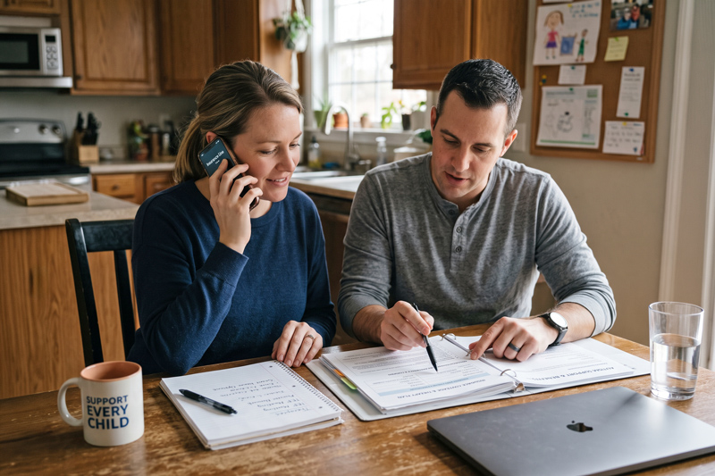 Parents Planning Insurance Coverage