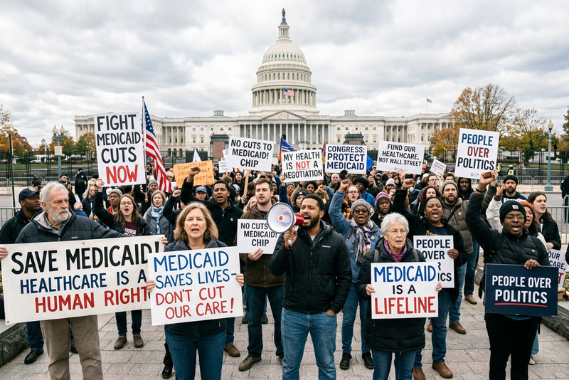 Medicaid Protest At US Capitol